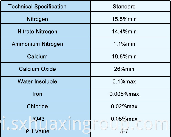Calcium Nitrate granular PH 5-7